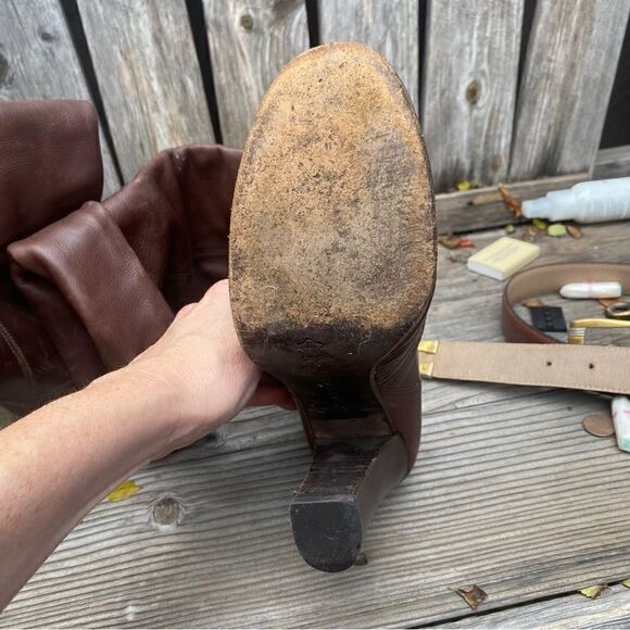 Miss sixty brown high leather boots size 37 - Picture 8 of 16